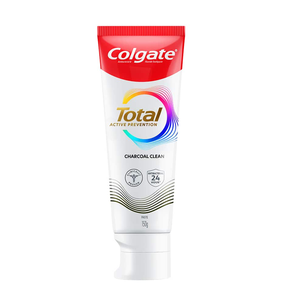 Colgate total active protection charcoal clean toothpaste
