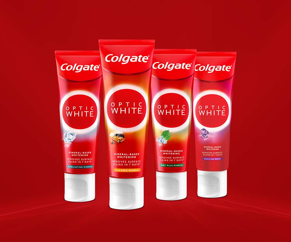 Ubat Gigi Pemutih Optic White Siri Berasaskan Mineral