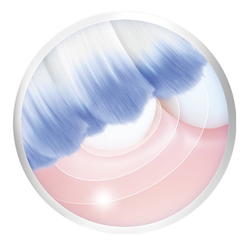 Berus Gigi Colgate Gentle Sensitive Expert menggosok gigi