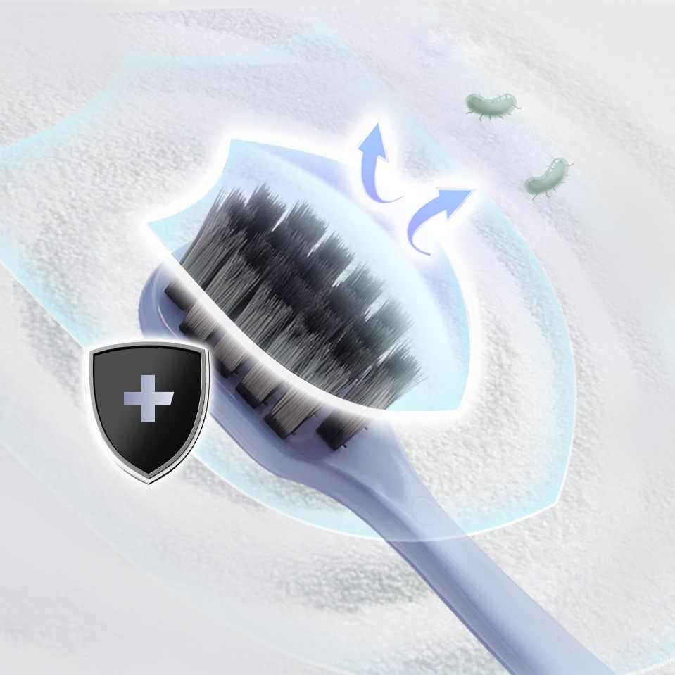 Bulu berus antibakteria menangkis bakteria