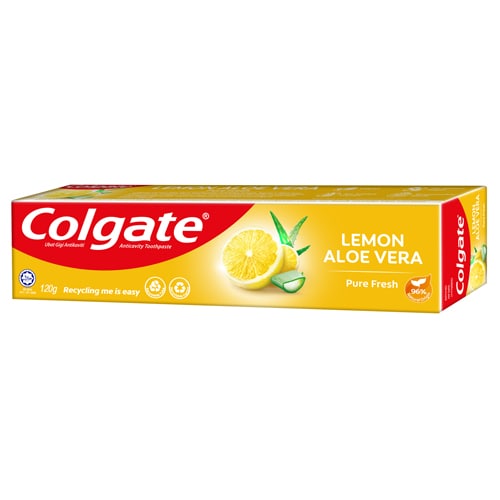 Colgate<sup>®</sup> Naturals Pure Fresh Lemon and Aloe Vera
